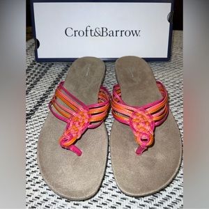 Croft & Barrow Thong Sandals